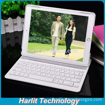 For iPad Pro Folio Keyboard Case With Magnetic Dual Angles Stand For iPad Air 2 Ultra Thin Wireless Bluetooth Keyboard Case